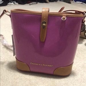 Dooney & Burke leather pink bag (never used)